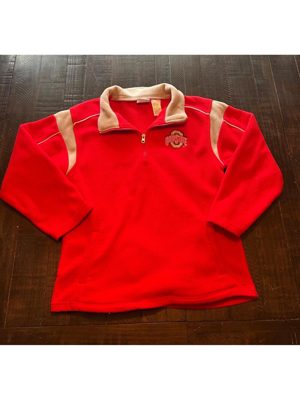 NCAA by Outerstuff Ohio State Buckeyes quarter-zip fleece pullover Women's XL